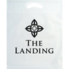 Custom Economical Plastic Bags, Polyethylene, Large, Clear With 1 Color Imprint