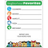 Custom Magnet, 4 X 5 Neighborhood Favorites Package Of 100