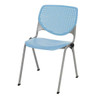 Kfi Seating Kool Stack Chair, Sky Blue