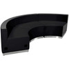 Flash Furniture Hercules Alon Series Black Leather Reception Configuration Semi-Circle, 3 Pieces