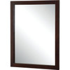 Seasons 36x36 In. Espresso Wood Framed Vanity Mirror