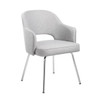 Boss Office Products Linen Guest Chair, Grey