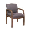 Boss Office Products Ntr Guest Chair, Slate Grey
