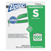 Ziploc Sandwich Bag, Case Of 500