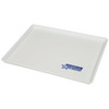 Hapco White Rectangular Tray Square Corners And Blue Abvi Logo, Case Of 36