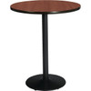 Kfi Seating 30 In Round Bistro Table W/ Mahogany Top