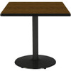 Kfi Seating 36 In Square Cafe Table (Walnut)