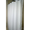 Kartri Satin Box Shower Curtain 72x72 White Tone On Tone 100% Polyester, Case Of 12
