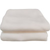 Cotton Bay Classic Fleece Blanket, Full 80x90", White, Case Of 10