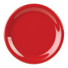 Thunder Group 10-1/2" Narrow Rim Plate Pure Red Package Of 12
