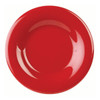 Thunder Group 10-1/2" Wide Rim Plate Pure Red Package Of 12
