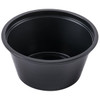 Dart Black Plastic Souffle/Portion Cup Case Of 2,500