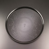 Emi Yoshi Clear/Black Round Plastic Deli Mate Tray 18" Case Of 25