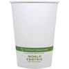 World Centric Paper Bowls, 32 Oz, 4.4" Diameter X 5.8"H, White, Case Of 500