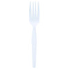 Polystyrene Fork Medium Weight White, Case Of 1000