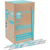 R.j. Schinner Co., Inc Wincup Phade 8.5inch Giant Straw Teal,paper Wrapped, Case Of 300