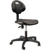 National Public Seating Polyurethane Task Chair 16"-21" Height Black
