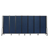 National Public Seating Room Divider 6' Height 7 Sections  Blue
