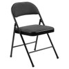 National Public Seating 900 Series Folding Chair Star Trail Black Case Of 4