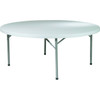 Worksmart 71" Round Resin Multi Purpose Table