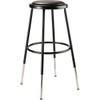 National Public Seating 25"-33" Height Adjustable Heavy Duty Vinyl Steel Stool