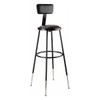 National Public Seating 32 -39" Height Adjustable Vinyl Steel Stool