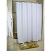 Kartri Supreme Waffle 72x78 White With Grommets Shower Curtain, Case Of 6