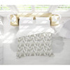 Sobel Top Sheet 108x115 White With Cashmere Printed Topside 100% Microfiber, Case Of 24