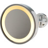 Jerdon 9-1/2" Wall Mount Mirror With Halo Light, Direct Wire, Chrome