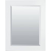 American Pride 26" X 36" Custom Select Framed Beveled Makeup Mirror In White