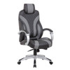 Boss Office Products High Back Executive Desk Chair, Gray/Black
