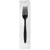 Fork Black Heavy Weight Polystyrene Wrapped (1000-Case)