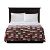 Red Roof Inn Twilight Mosaic Coverlet Queen Package Of 12