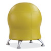 Safco Zenergy Ball Chair, Backless, 20" To 23" High, Green Vinyl Seat
