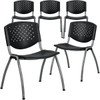Carnegy Avenue Plastic Stack Chairs (Black)