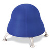 Safco Runtz Ball Chair, Backless, 13.5" To 17" High, Blue Fabric Seat