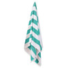 Martex Cabana Collection Pool Towels- Aqua/White Stripe Case Of 12