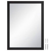 Design House Shorewood Rectangular Wooden Wall Mirror In Espresso, 40" By 30"
