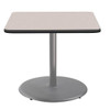 National Public Seating Cafe Table 36" Sq X 30"H Core/T-Mold Grey Nebula