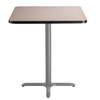 National Public Seating Cafe Table 36" Sq X 42"H  Core/T-Mold Grey Nebula