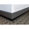 Mattress Safe Contour Wrap Poly Shantung F XL 9"54x80x6.75-9.5" Gray Case Of 12