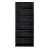 Hirsh 6 Shelf Metal Bookcase 82" H Black