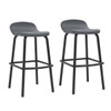 Suncast Commercial Outdoor Bar Stools - Cool Gray Package Of 2