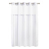Standard Textile 72" X 74" Bay Blocks Shower Curtain Hook-Free Window Case Of 12