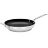 Conair Cuisinart Stainless 12" Nonstick Skillet With Helper Handle Case Of 4