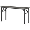 Lorell Weathered Charcoal Folding Training Table