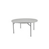 National Public Seating Comfort Max Round Fold In Half Table, 60"