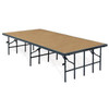 National Public Seating 4' X 8' Stage, 16" Height, Hardboard Floor