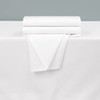 Bokser Spun Soft Tablecloth, 100% Polyester, 90in Round, White Case Of 12