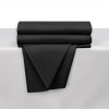 Bokser Spun Soft Tablecloth, 100% Polyester, 54x120, Black Case Of 12